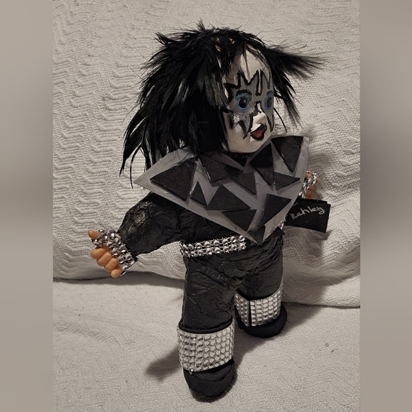 One of a Kind Handmade Ace Frehley Kiss Baby Doll - Picture 13 of 13